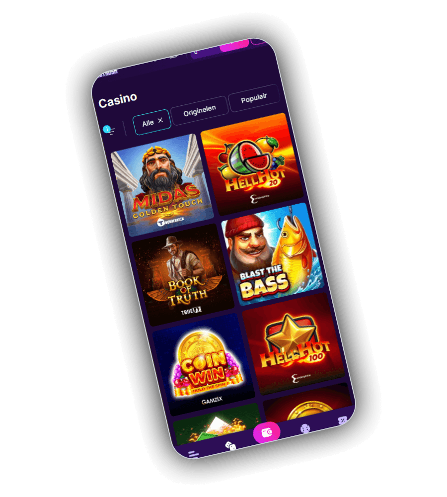 SlotRush Casino casinospellen